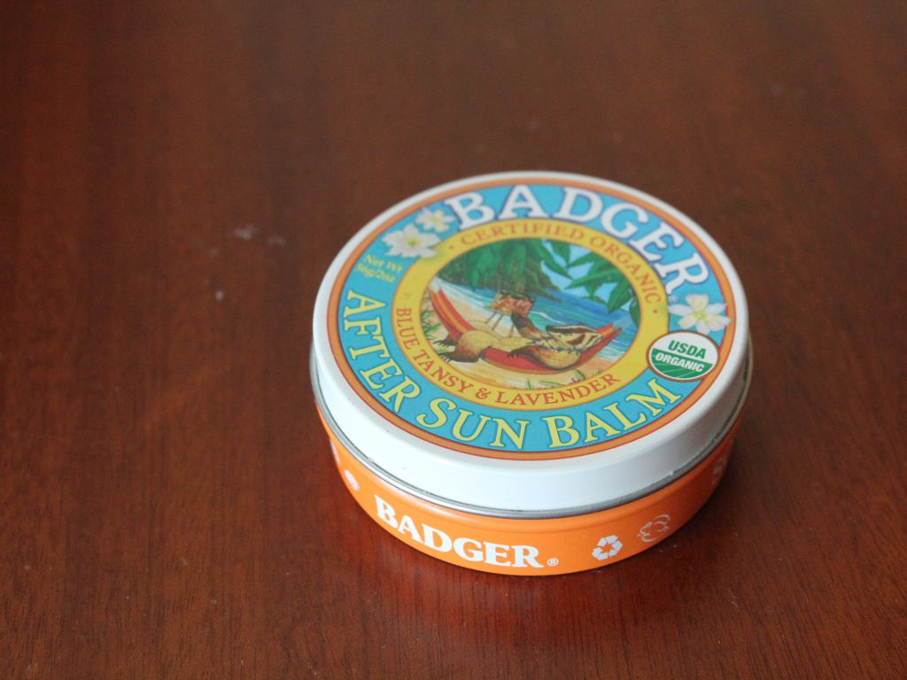 아이허브 벗져 애프터선밤-Badger Company, Organic, After Sun Balm, Blue Tansy & Lavender, 2 oz (56 g)