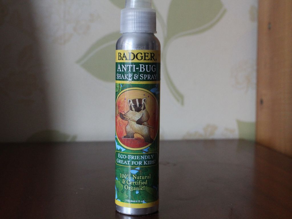 아이허브 벌레퇴치제-Badger Company, Organic Anti-Bug, Shake & Spray, 4 fl oz (118.3 ml)